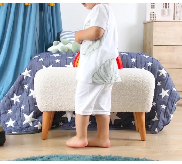 Taburet PIXI, 32 x 61 cm, alb