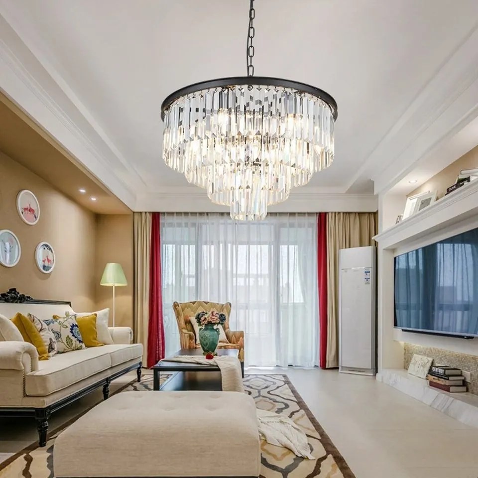 Candelabru Cristal, Elit's Pearl, 60cm, 10xE27