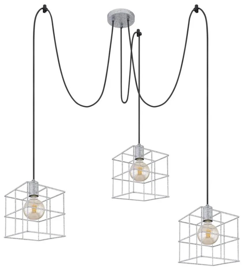 Lustră pe cablu Globo 15530Z-3H1 MERRIL 3xE27/60W/230V