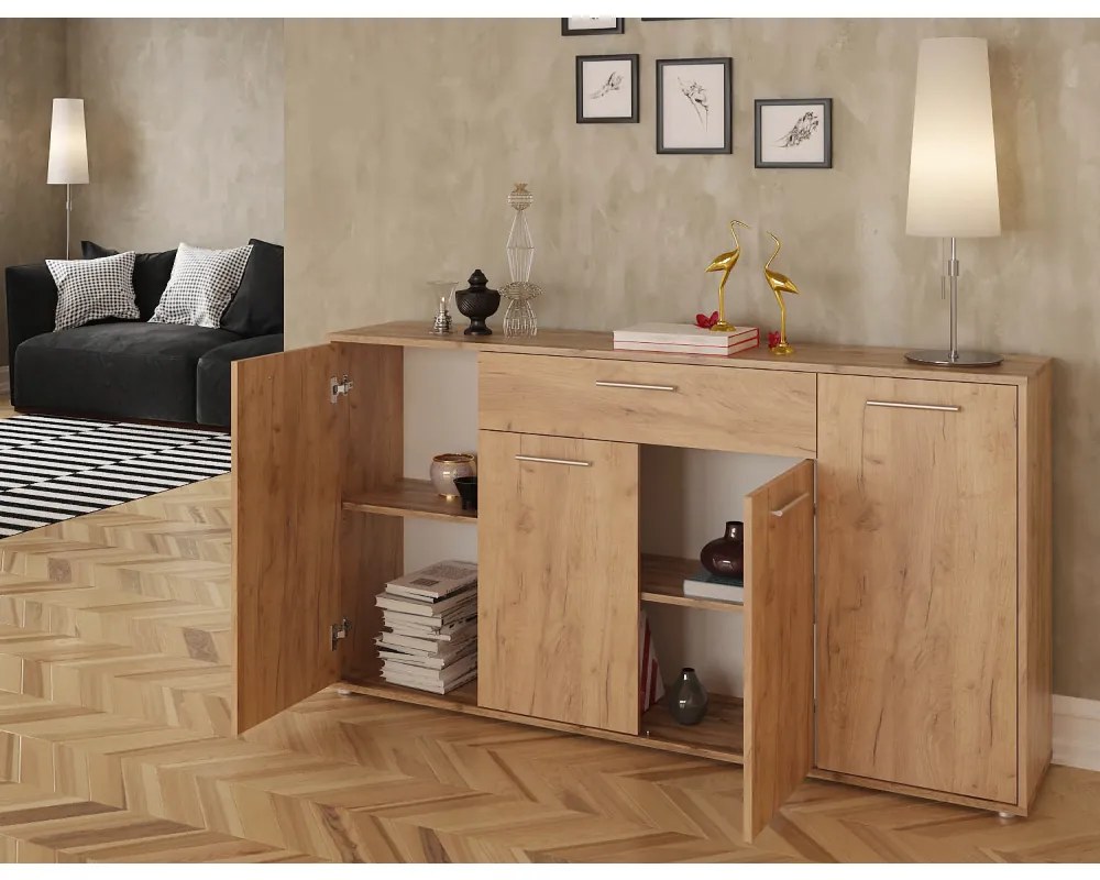 Dulap LUNIA, stejar Craft