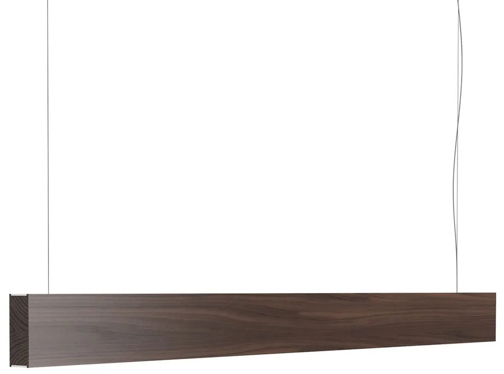 Lampă suspendată LED120, mai multe variante - TUNTO Model: Lumină naturală, directă și indirectă de 1300 mm nuc