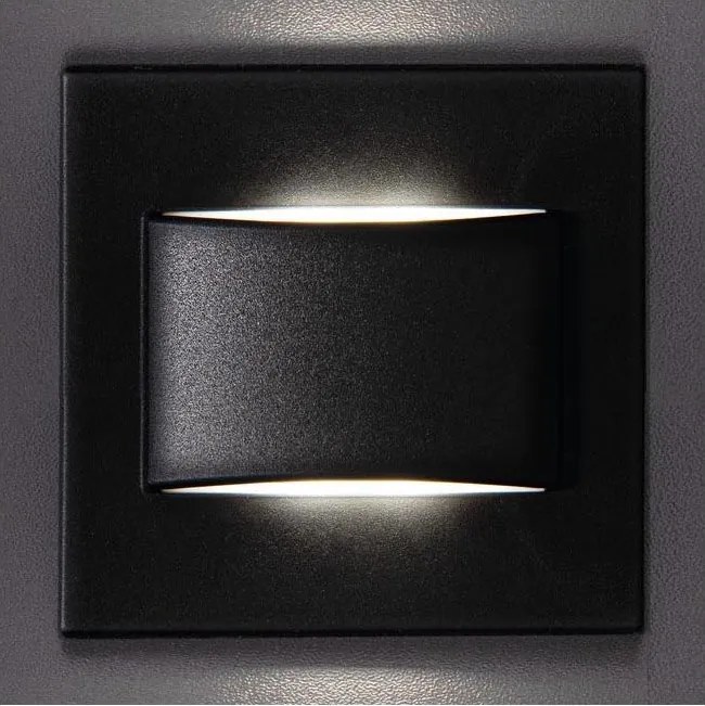 Kanlux 33337 - Aplica LED pentru scări ERINUS LED/1,5W/12V 4000K neagră