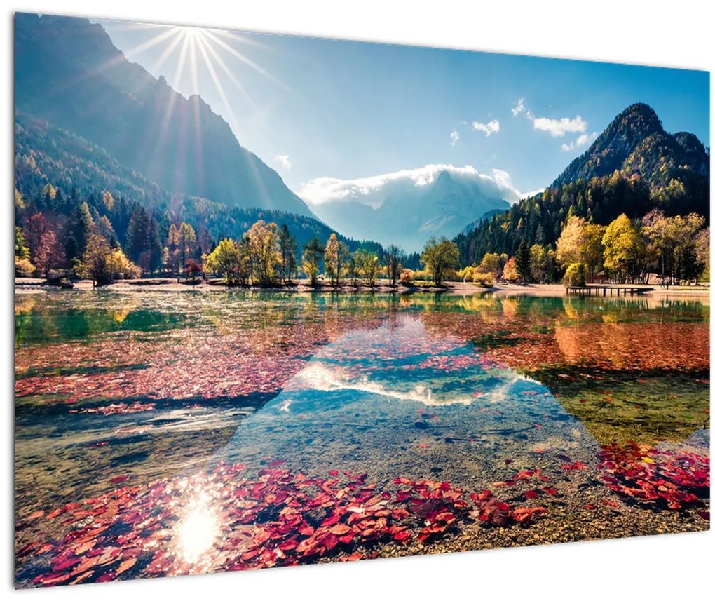 Tablou - Lacul Jasna, Gozd Martuljek, Alpii Iulieni, Slovenia (90x60 cm)