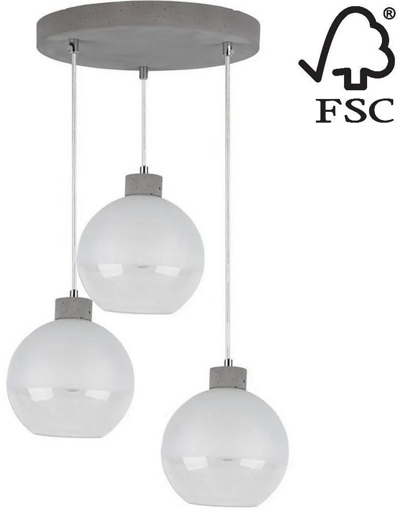 Lustră pe cablu Spot-Light 1860336R FRESH 3xE27/60W/230V