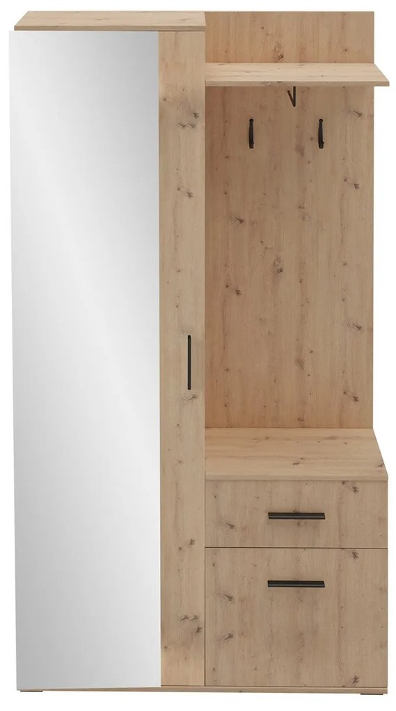 Mobilier hol Cless (Stejar artisan) (cu oglindă). 1104706