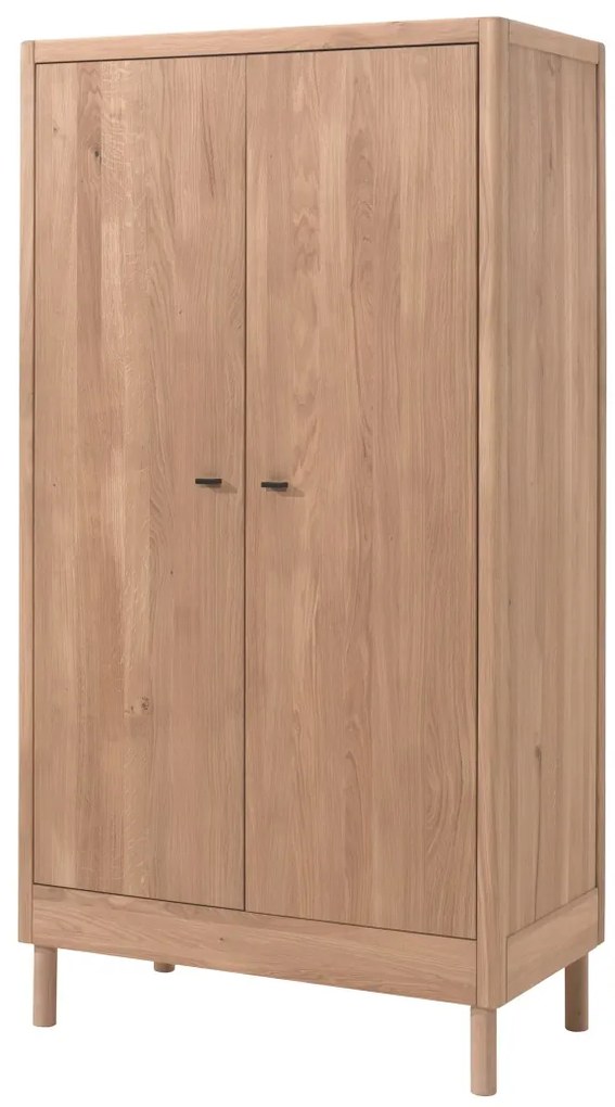 Set FORREST OAK format dintr-un Pat copii (90 x 200 cm), o noptieră, un Dulap camera copii cu 2 uși și o comodă cu 3 sertare.