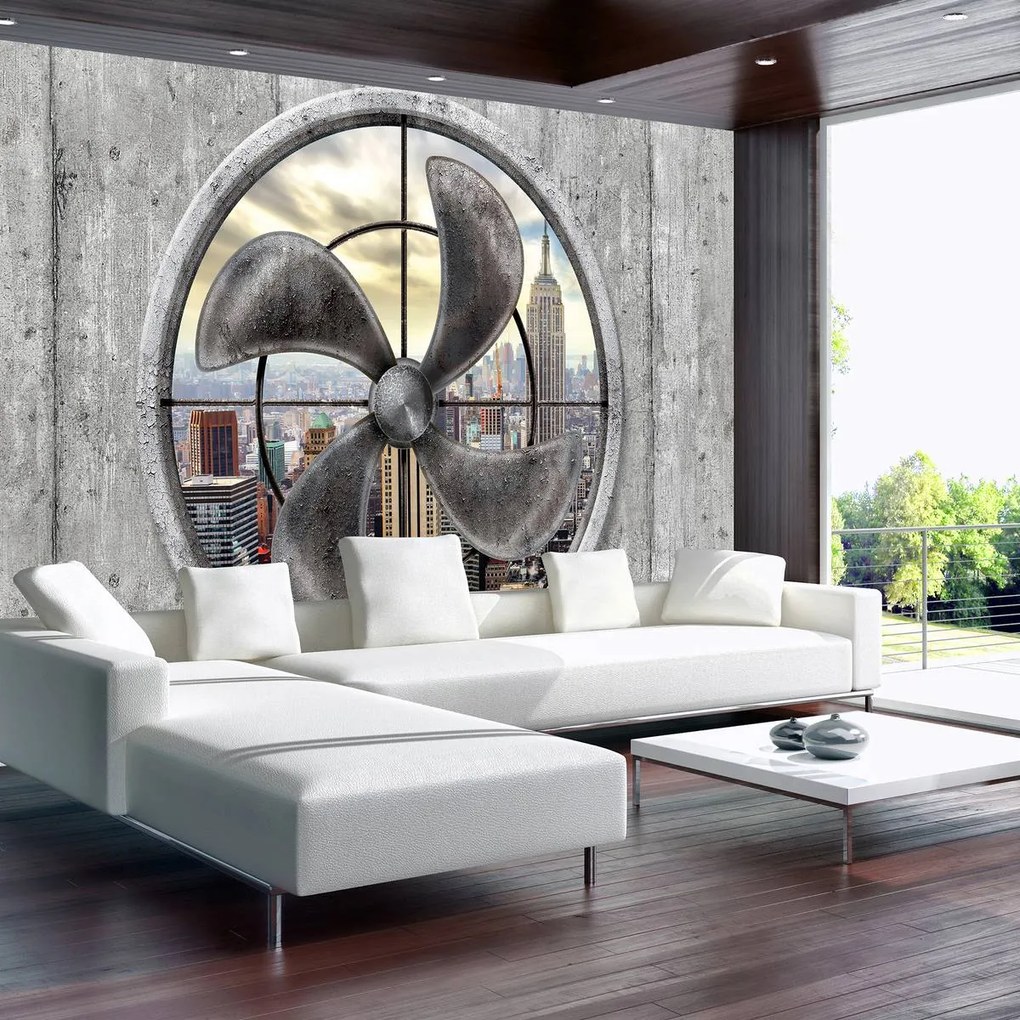 Fototapet - New York după elice (152,5x104 cm)