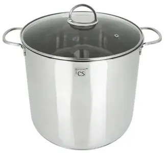 Oală inox 10.5L, 24x24 cm – Carl Schmidt Sohn Trier 075163, pentru gătit în cantitate mare, design profesional