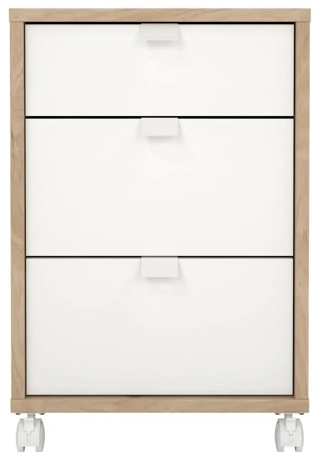 Dulap alb/cu aspect de lemn de stejar 41x61 cm Sign – Tvilum