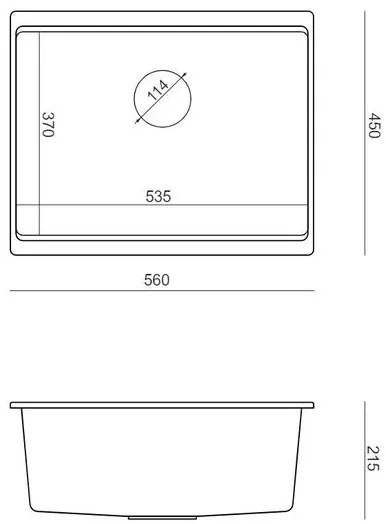 Chiuveta din granit Logan 100 negru