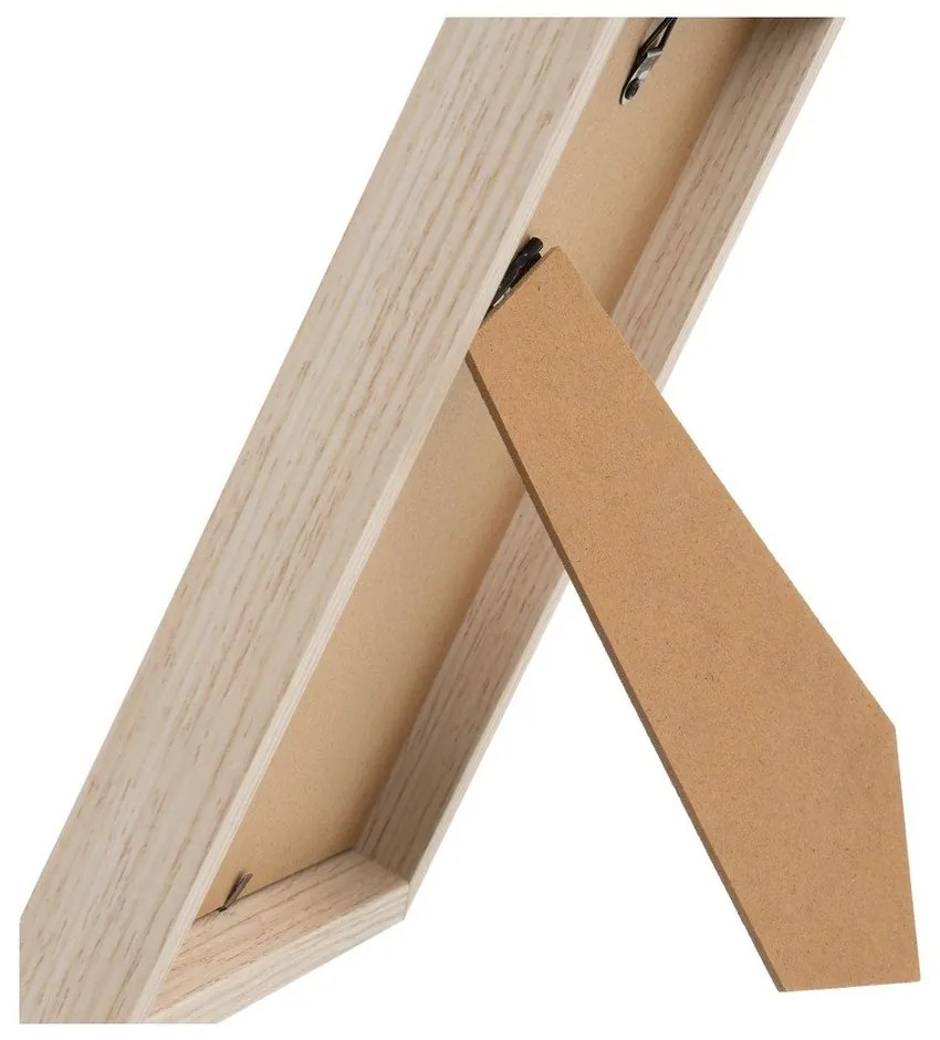 Ramă foto în culoare naturală cu picior de susținere, de agățat 17,5x22,5 cm Sencillo – Casa Selección