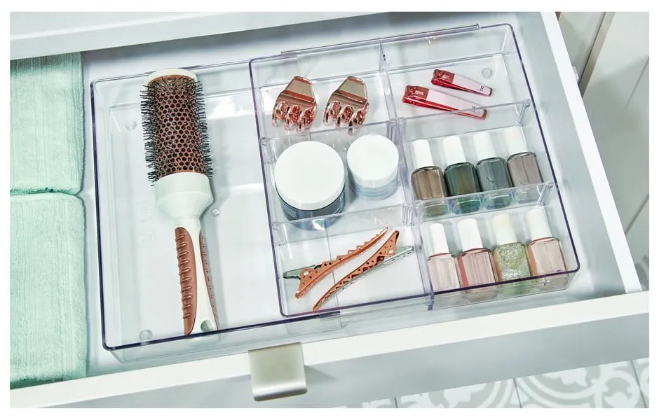 Organizator pentru sertare din plastic Crystalline – iDesign/The Home Edit