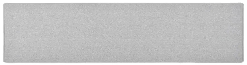 vidaXL Covor traversă, gri deschis, 50x200 cm