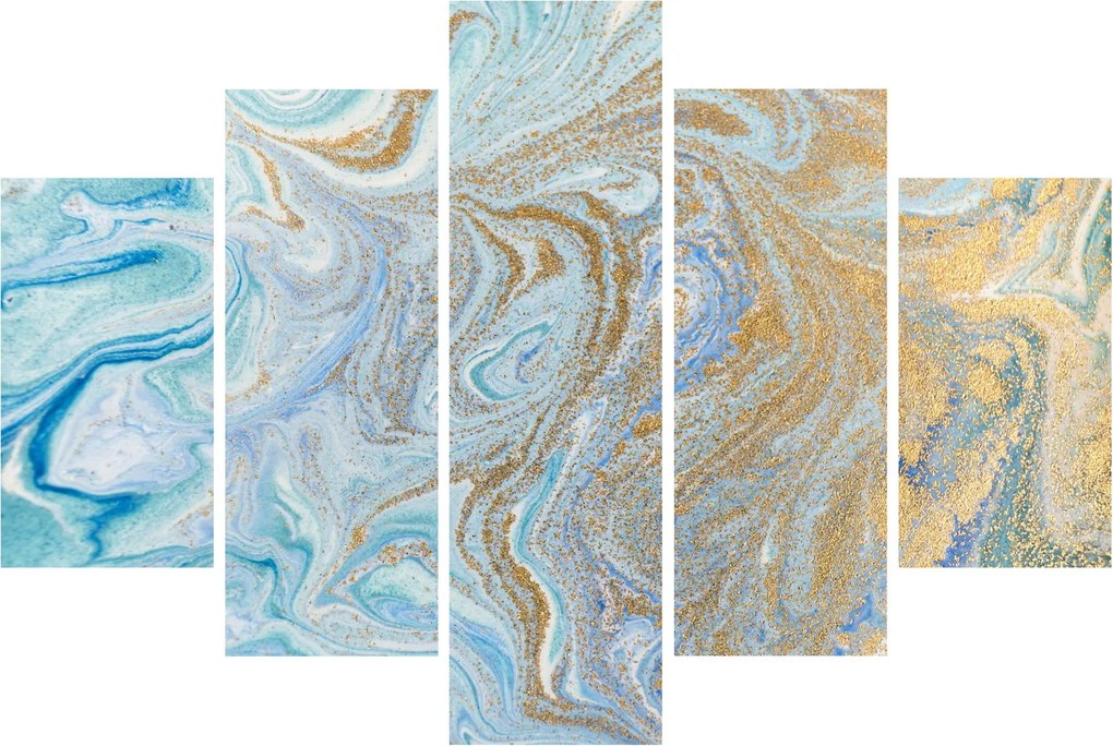 Tablou - Marmură albastră (150x105 cm)