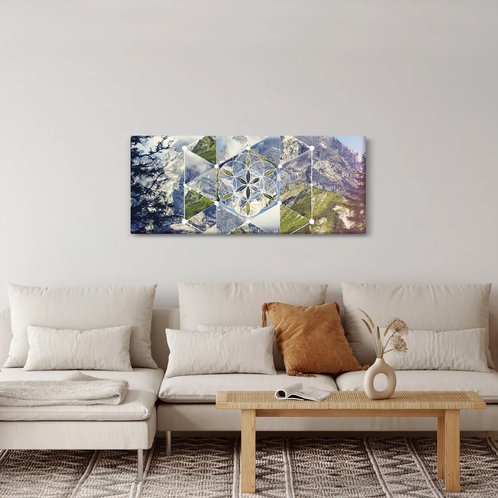 Tablou - Model geometric (120x50 cm)