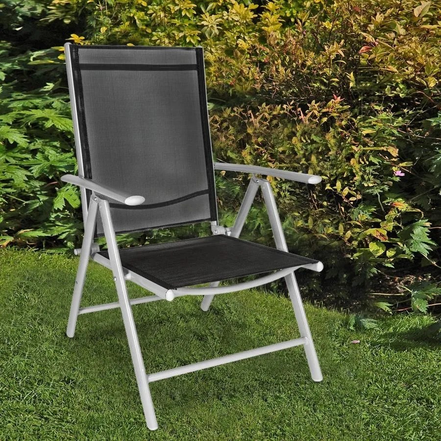 Set 2 fotolii de relaxare reglabile – set de balcon LEONARDO