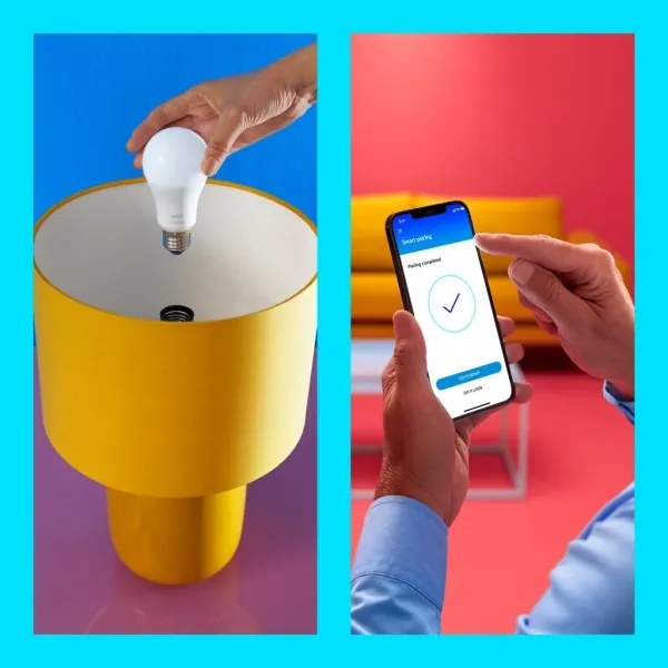 SET 2x bec LED dimabil A60 E27/8W/230V 2700-6500K CRI 90 Wi-Fi WiZ