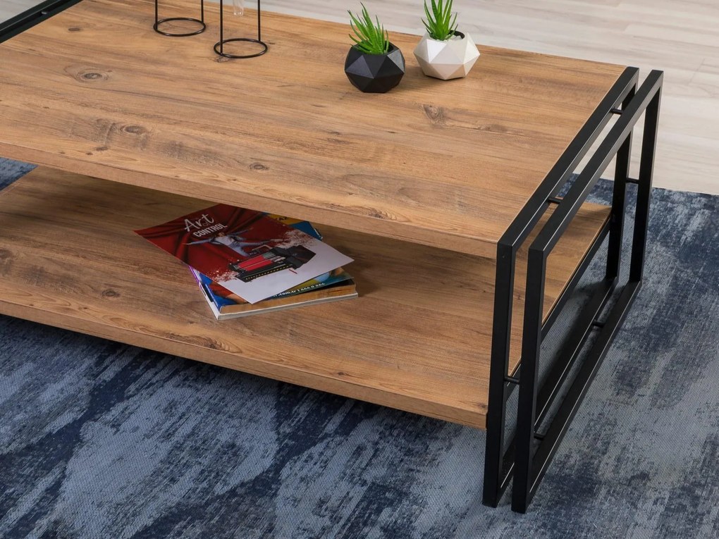 Mobilier living Cosmopolitan 26 (Pin atlantic + Negru). 1089255