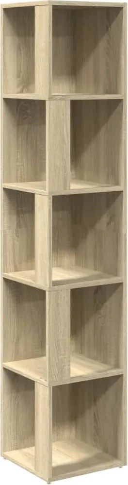 vidaXL Dulap de colț, stejar sonoma, 33x33x164,5 cm, PAL