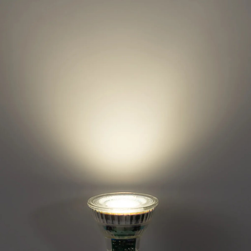 Set de 5 becuri LED GU10 50mm dimabile, clare, 2.5W 450 lm 4000K