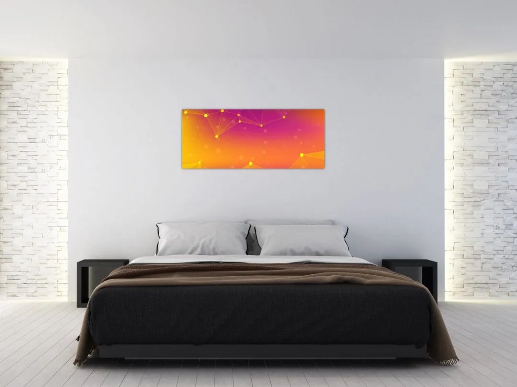 Tabloul modern colorat (120x50 cm)