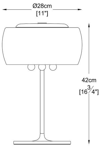 Lampă de cristal de masă Brilagi JEWEL 3xG9/42W/230V