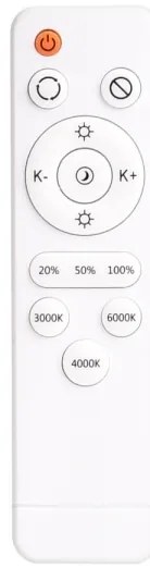 LED Plafonieră IRINA LED/48W/230V cu telecomandă