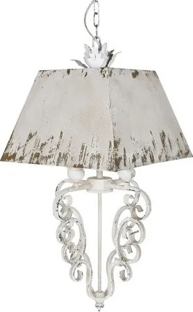 Lustră suspendată din metal, negru antichizat, 37,5×37×73,5 cm, „Viena"