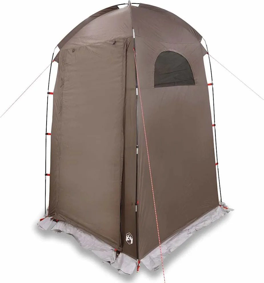 vidaXL Cort de duș, maro, impermeabil