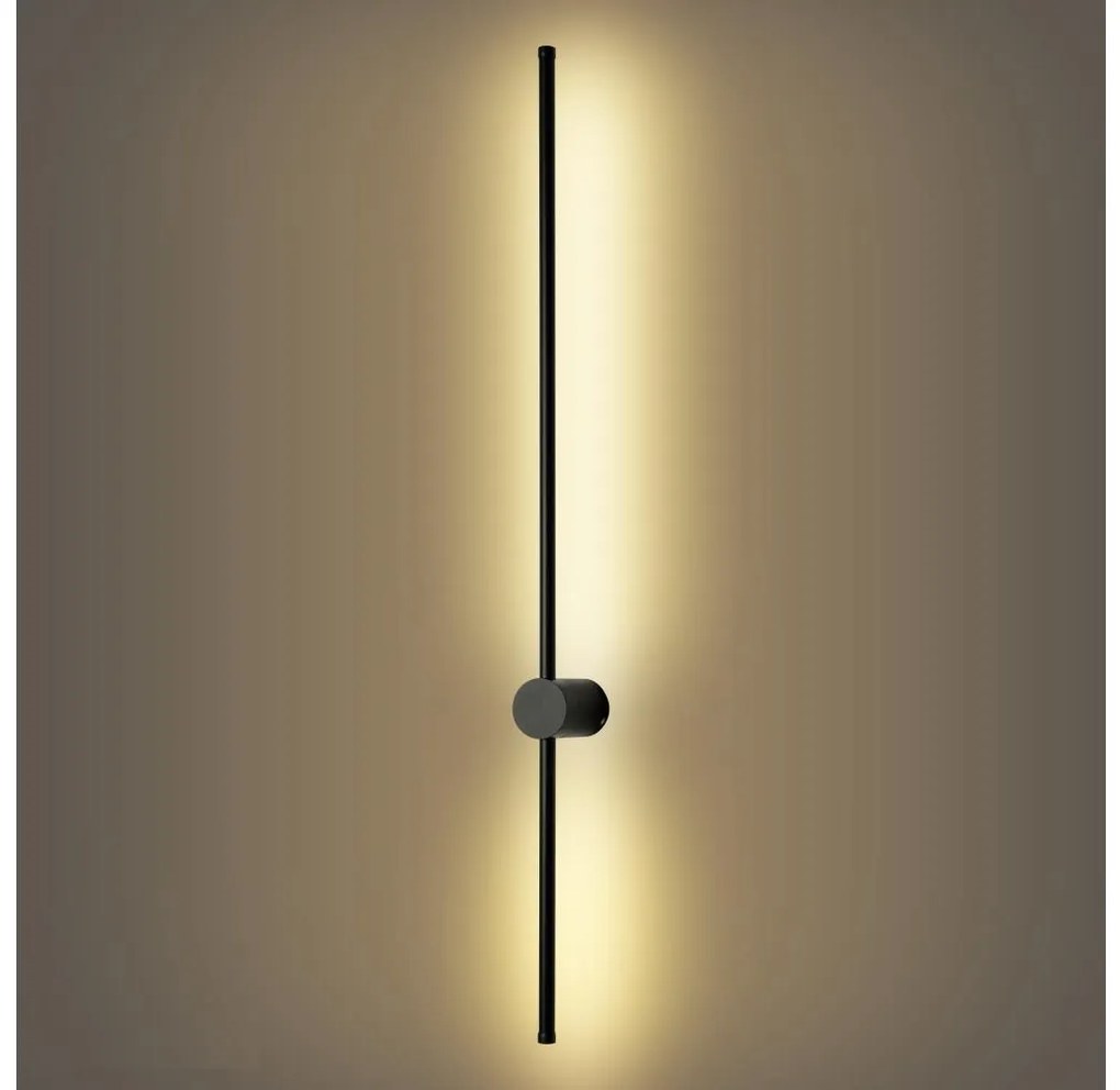 Brilagi - Aplica LED de exterior AURA LED/20W/230V 3000K IP54 negru