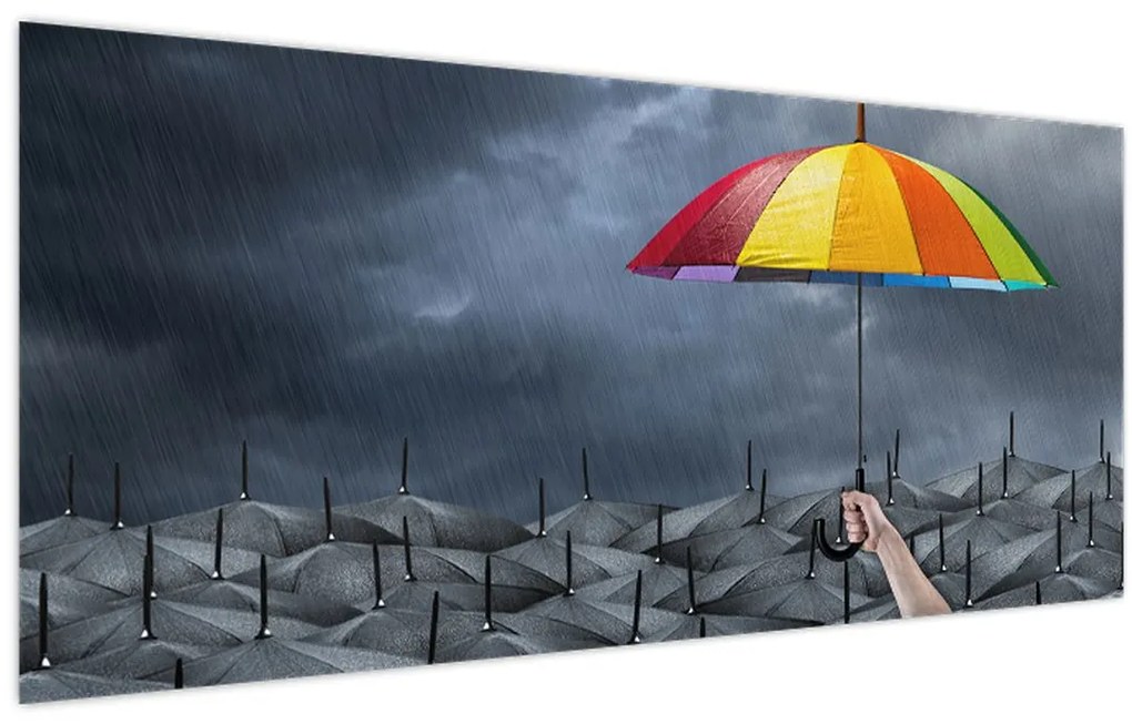 Tablou - Umbrele (120x50 cm)