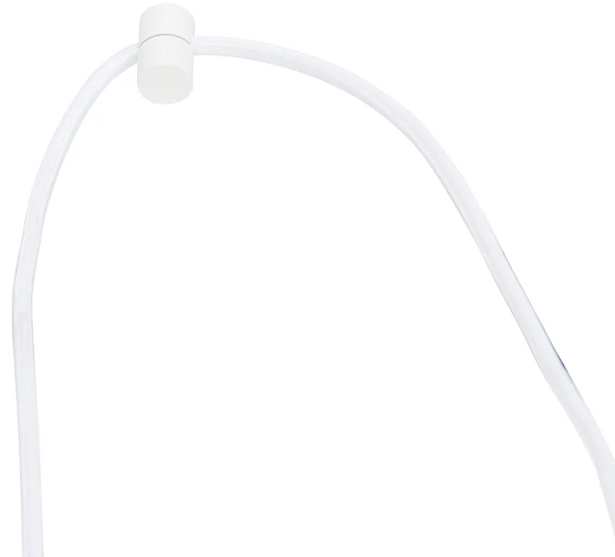 Lampă suspendată cu suspensie pe șină alb - Cavalux