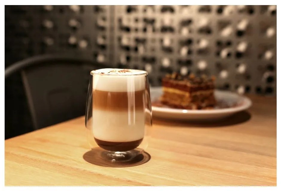 Pahar cu perete dublu Vialli Design Amo, 400 ml