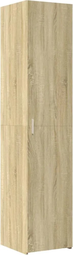vidaXL Dulap înalt, stejar sonoma, 40x42,5x185 cm, lemn prelucrat