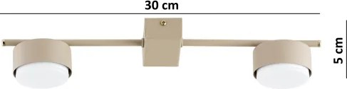 Brilagi - Spot LED MONO 2xGX53/30W/230V bej
