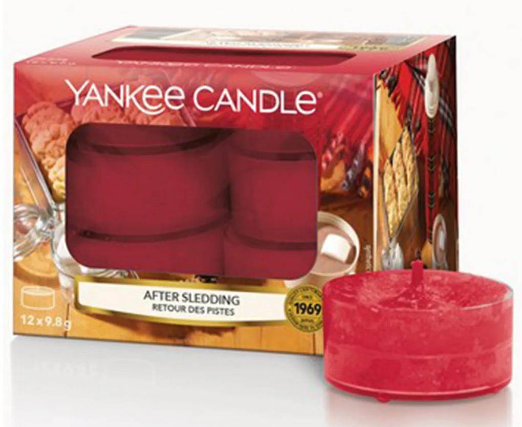 Yankee Candle roșii parfumate lumanari de ceai After Sledding