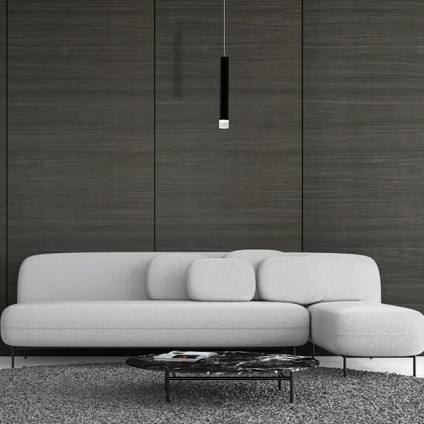 LED Lustră pe cablu CARBON LED/5W/230V