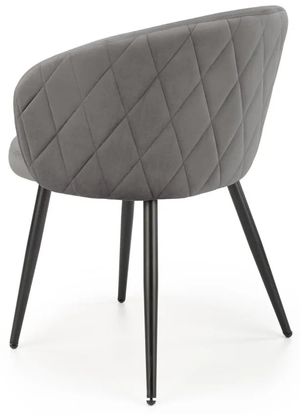 Scaun K430 velvet gri