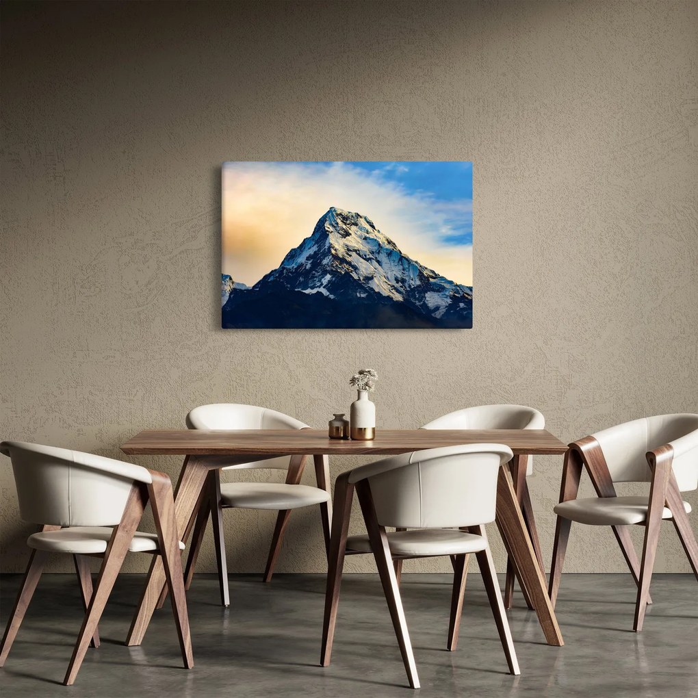 Tablou cu munții înzăpeziți, Nepal (90x60 cm)
