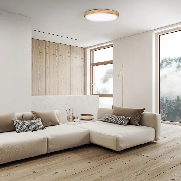 Solight WO8010 - Lampă LED SOLID OAK 60W/230V 3000-6500K pr. 51 cm + DO