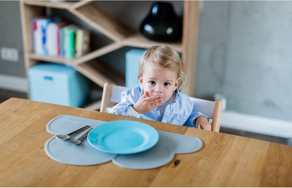 Suport din silicon pentru masă Kindsgut Cloud, 49 x 27 cm, gri închis