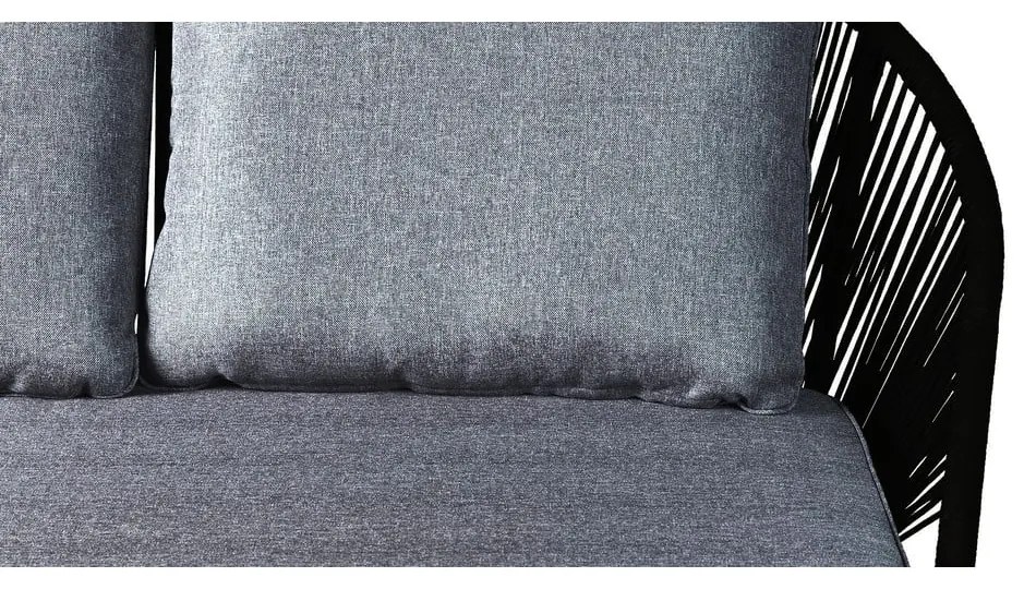 Canapea de grădină cu 3 locuri Bonami Selection North, negru