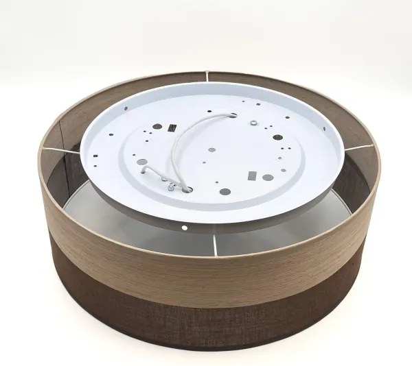 Plafonieră SIRJA WOOD 2xE27/15W/230V d. 45 cm maro/stejar