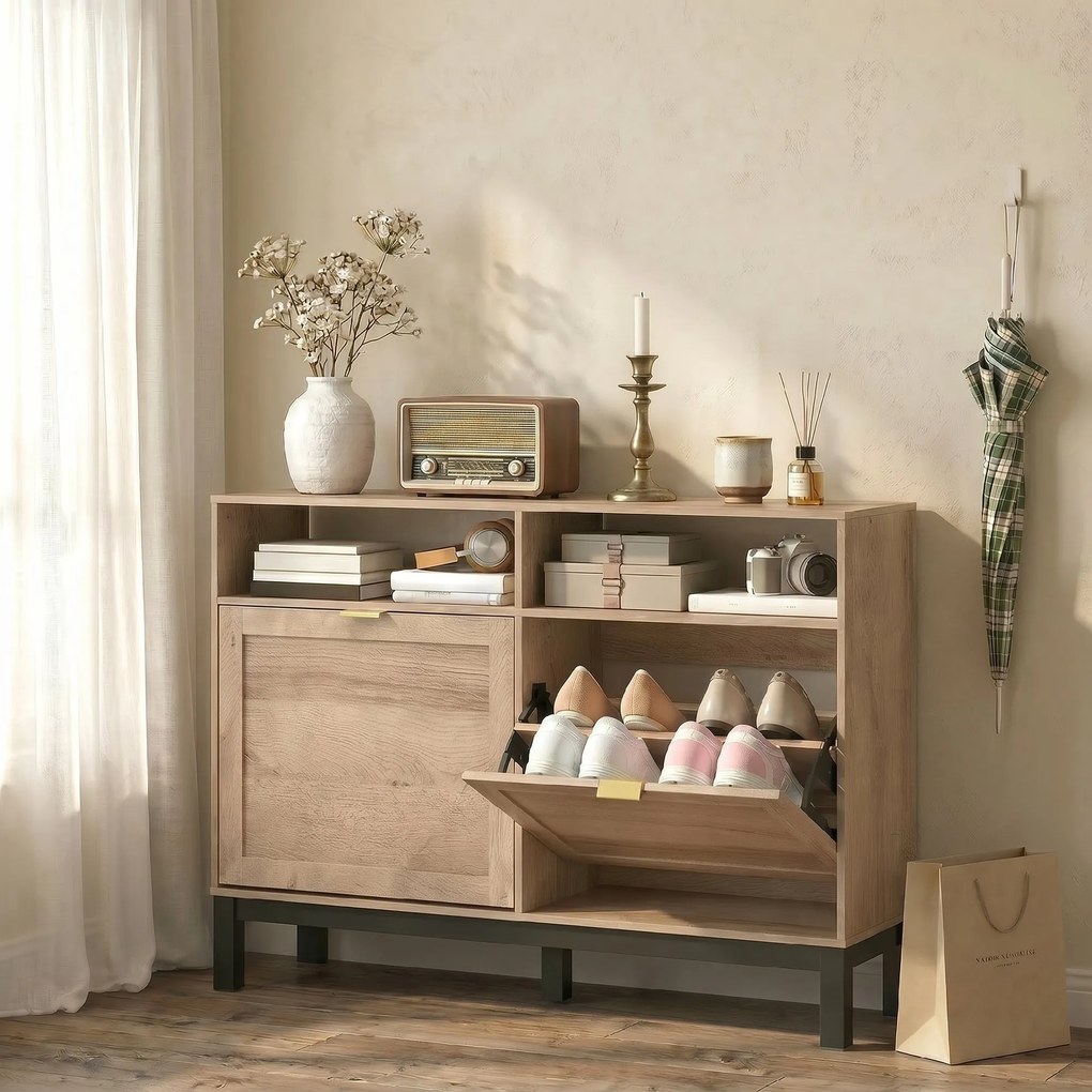 HOMCOM dulap pantofi compact | Aosom Romania