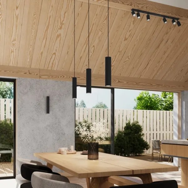 Brilagi - Aplică LED de perete CRESTO, 2x GU10/10W/230V, 20 cm, negru