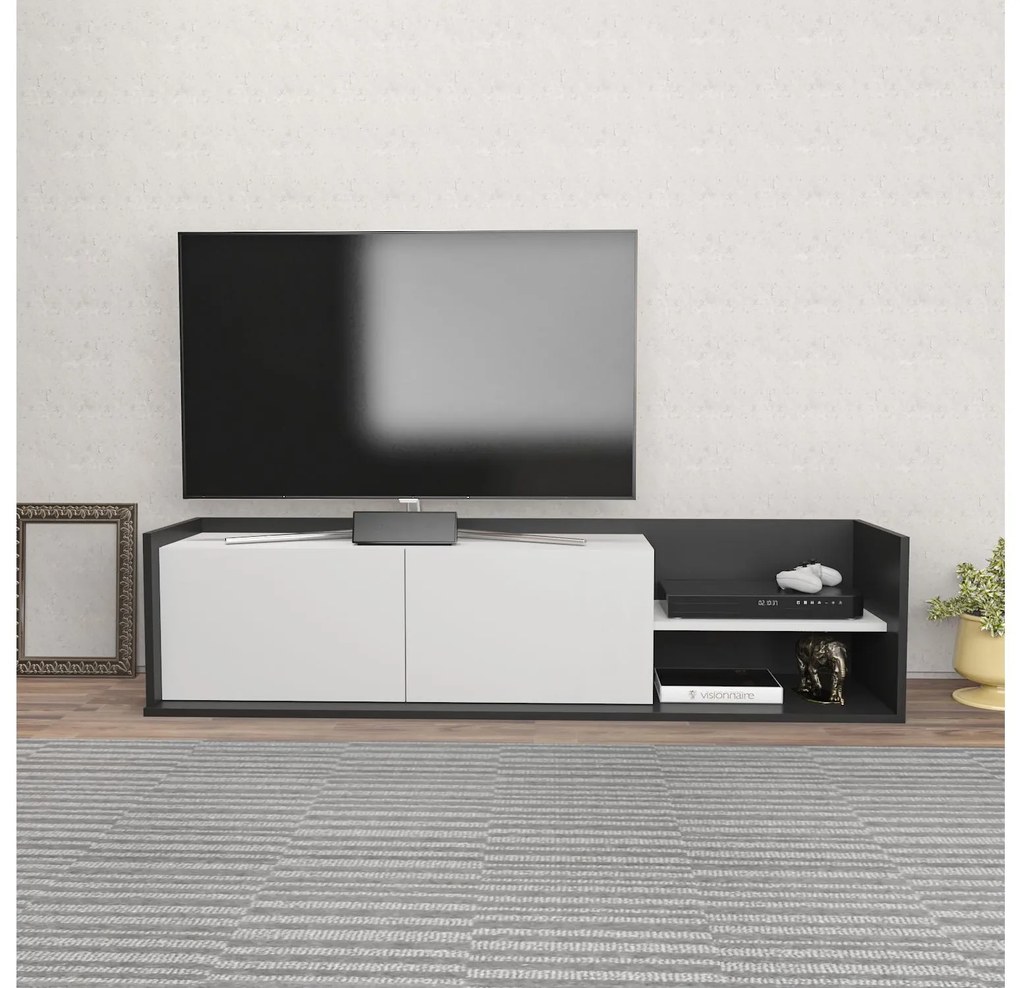 Dulap TV Kruganella (antracit + alb). 1107295