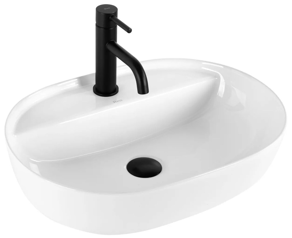 Lavoar Aura alb L50,5 cm