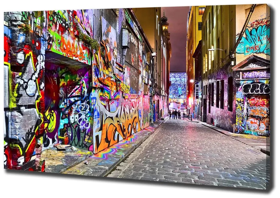 Tablouri tipărite pe pânză Graffiti colorat