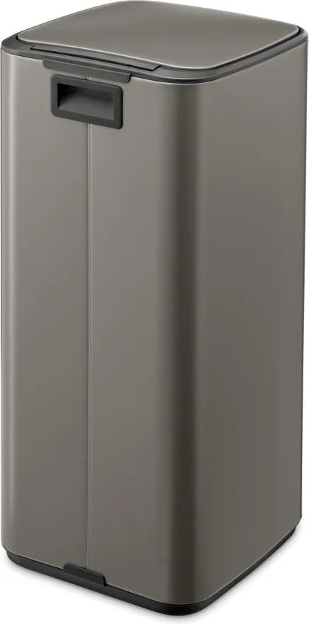 Coș de gunoi gri cu pedală din oțel 30 l Bo – Brabantia