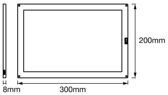 Ledvance - Corp LED reglabil pentru montare sub mobilier cu senzor CABINET LED/8W/230V